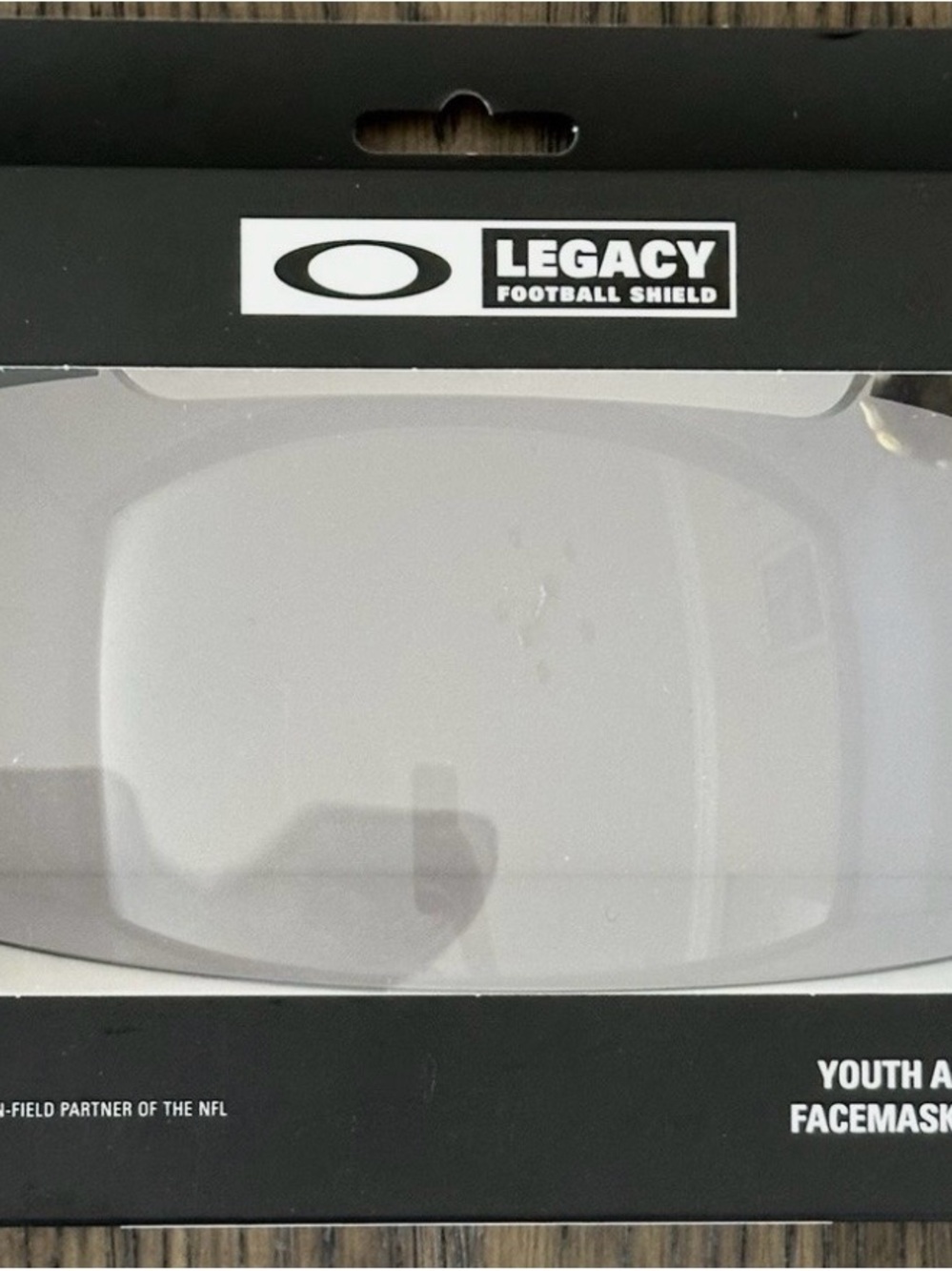 Oakley Clear Legacy Youth Football Shield Visor